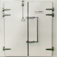 Porta de sala fria metálica à prova de umidade para laboratório