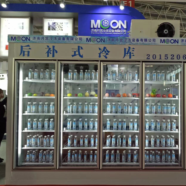 Expositor de frutas e vegetais fabricados na China Refrigeração em câmara fria
